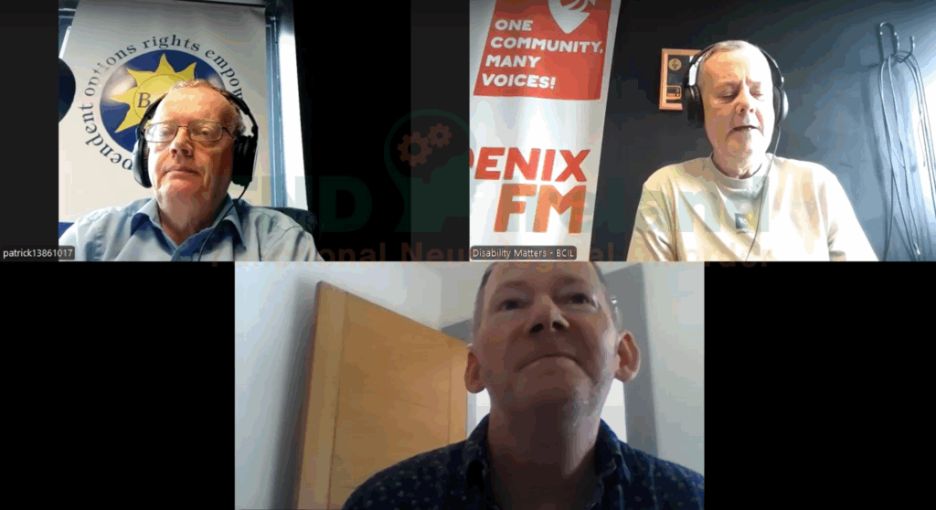 Patrick O'Donnell and John Comiskey speak with Eamonn McPartlin